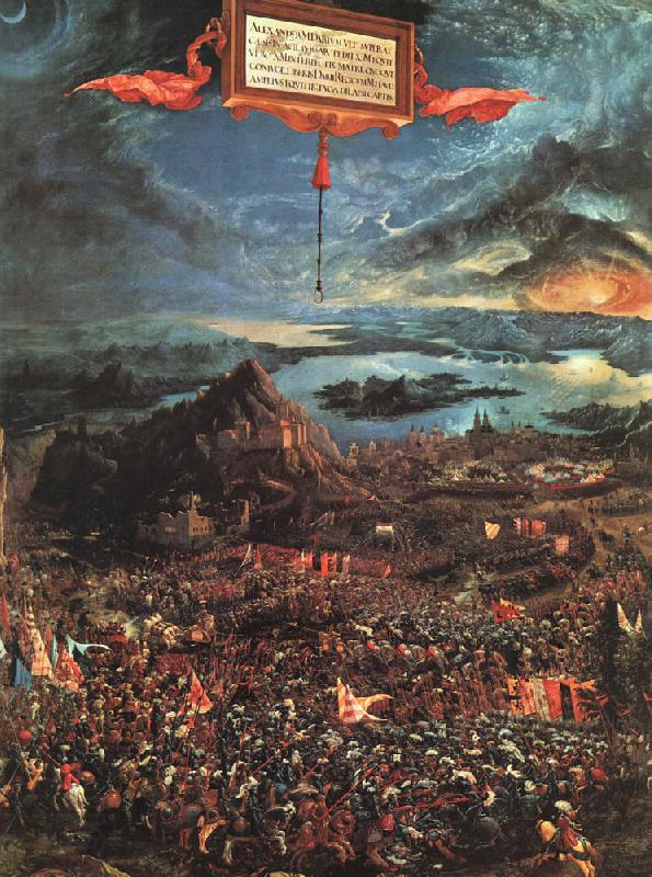 Albrecht Altdorfer The Battle of Alexander China oil painting art